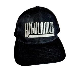 Vintage Official Highlander Film Crew Dad Cap – Black Adjustable Hat